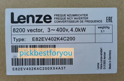 E82EV402K4C200 E82EV402-4C200 Lenze INVERTER Brand NEW by Fedex/DHL  #F4