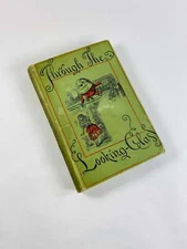 Through the Looking-Glass Lewis Carroll FIRST Edition vintage book circa 1890 16