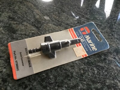 tempo marine boat outboard mercury plastic quick connector no 473MMC fishing 