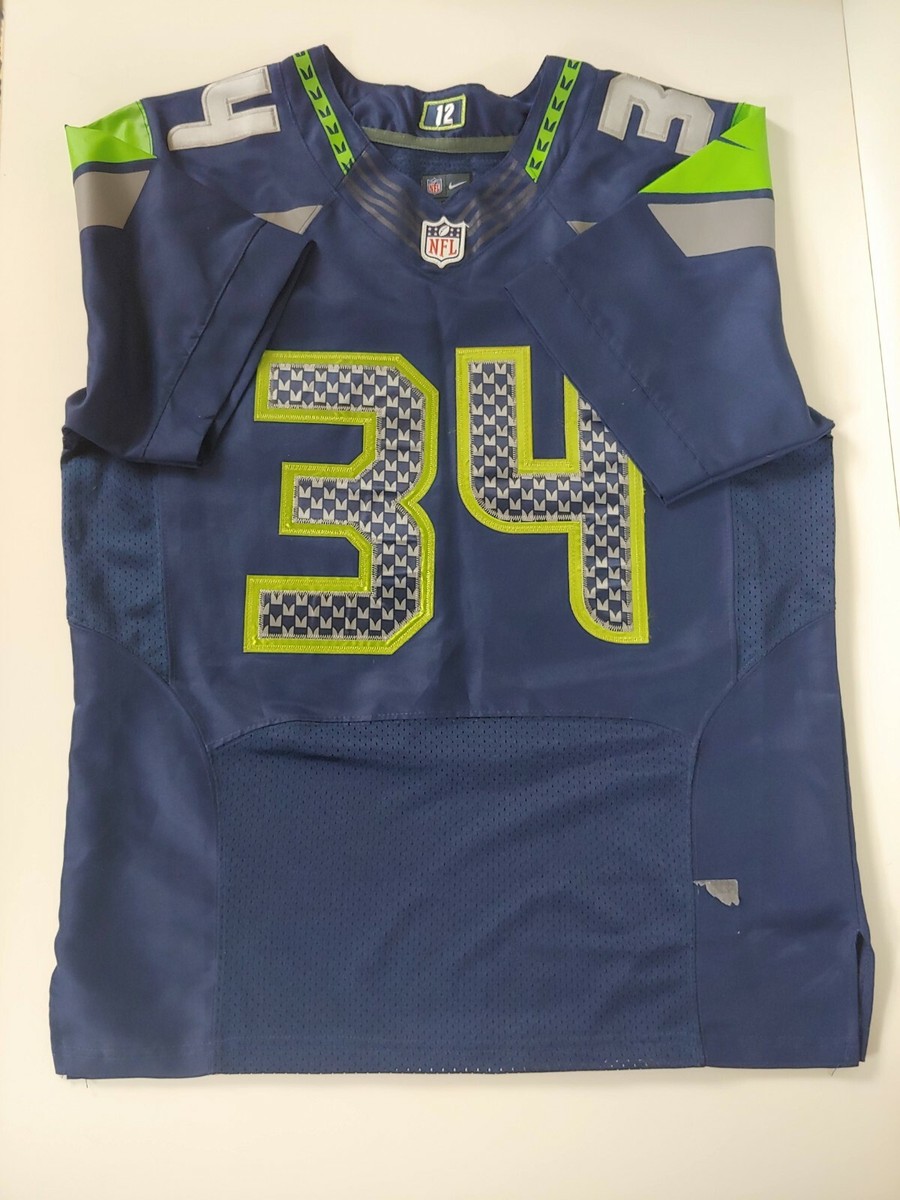 Blue Rawls #34 NFL On Field Seahawks Jersey Size 40 | eBay