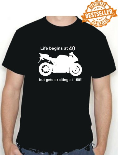 MAGLIETTA 40° COMPLEANNO / SUPERBIKE / RACING / YAMAHA / SUZUKI / ROSSI / S-XXL - Foto 1 di 12