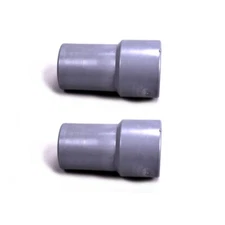 (2) Fits For Fit All D-3150-150-2C101, Commercial 1 1/2 Gray Crushproof Hose Cuf