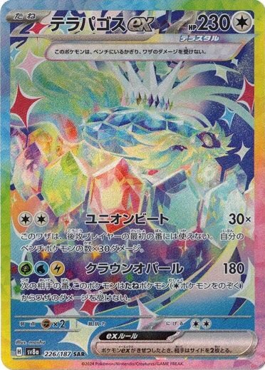 【PSA10】テラパゴスex SAR/Terapagos ex SAR PSA 10 Terapagos ex SAR 226/187 Terastal Festival ex Pokemon Card