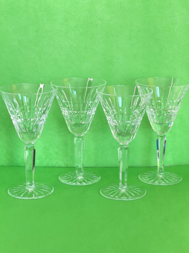 Waterford Glenmore Cut CrystalClaret Wine Glasses 6 1/2" Set Of (4)Retired MINT - Picture 1 of 5
