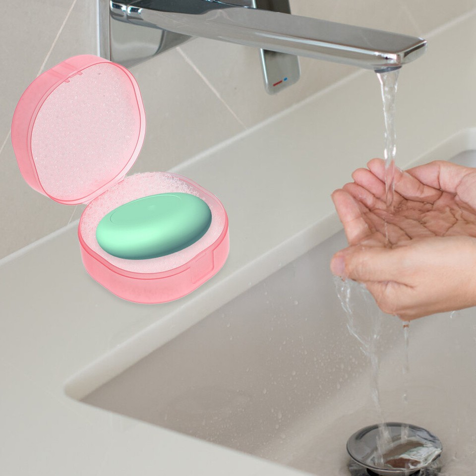 Set of 2 Bar Soap Container Travel Dish Portable Printable Box eBay