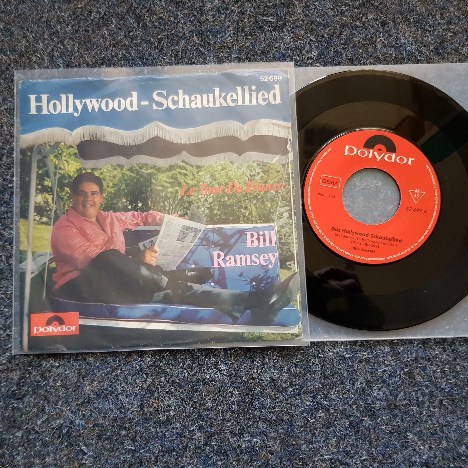 7"" Single Vinyl Bill Ramsey - Hollywood-Schaukellied/ Le Tour de France