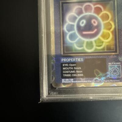 フラワーズ108 ネオンpsa10 PSA 10 Takashi Murakami Trading Card 108 Flower Neon UR