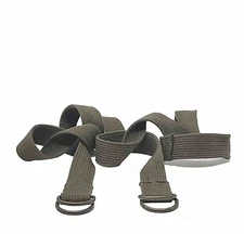 Unbranded Woven Canvas Belts Men’s  45” Plus D-Rings  Army Green Adjustable Y2K