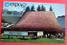 Western Provinces de l'Ouest Pavilion Expo 67 Montreal Canada - Unused Postcard