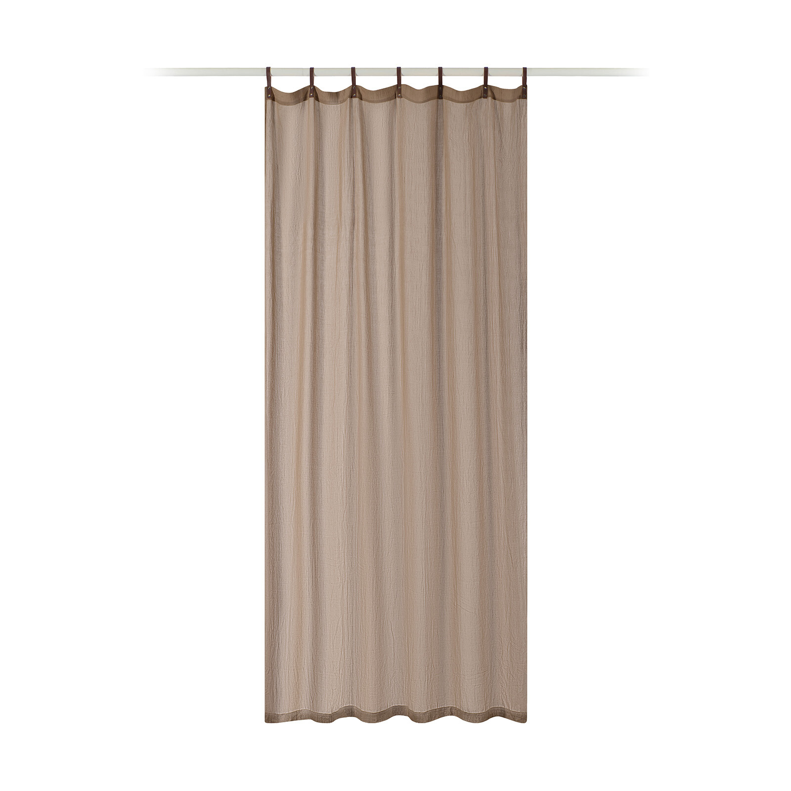 Vorhang прозрачный, 135x245 см, Винтажный стиль Gardine mit Schlaufen Schlaufenschal