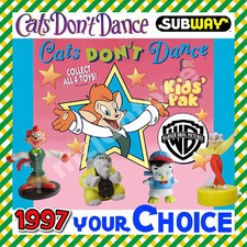 Subway 1997 CATS DON'T DANCE Sawyer PUDGE Danny Woolie YOUR Toy CHOICE