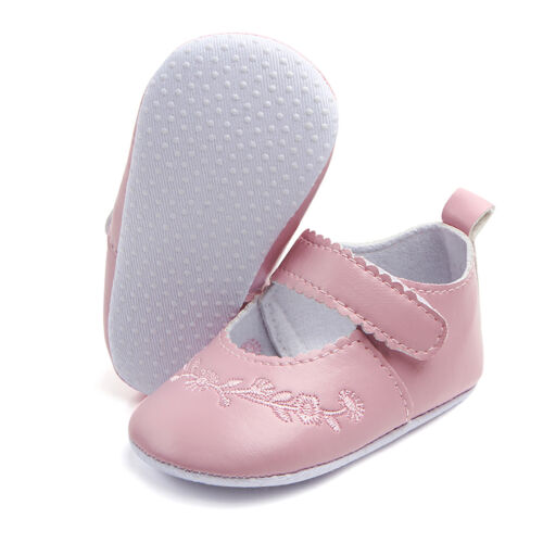 Baby Girls Shoes Infant Newborn Princess Shoes First Walkers Soft Toddler Shoes - Picture 11 of 27