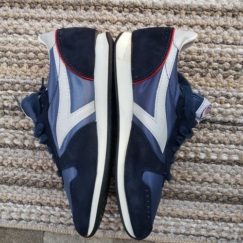 Vintage 80er offizielle USA AAU Amateur Leichtathletik Union HERREN Größe 9 Halbschuhe - Bild 8 von 12