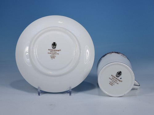 Wedgwood " Médicis " Tasse à Café/Moka & Soucoupe - Photo 2 sur 2