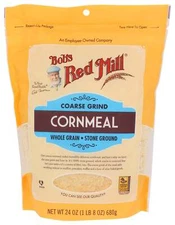Bob'S Red Mill  Whole Grain Stone Ground Cornmeal Resealable Pouch   24 Oz Pack 