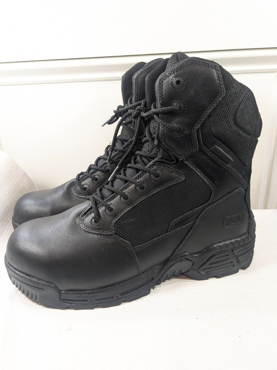 Magnum Stealth Force 8.0 sz 10 black Safety Boots police‎ Uniform Composite Toe Black Magnum Composite Boots Magnum Stealth Force Sz 10  main image 2