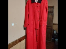 vintage womens duster coat saddlesmith outfitters size small