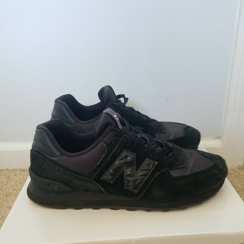 new balance women 574 black Onyx suede 