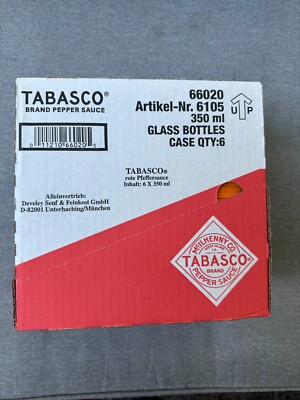 Tabasco Pepper Sauce  6x350ml original