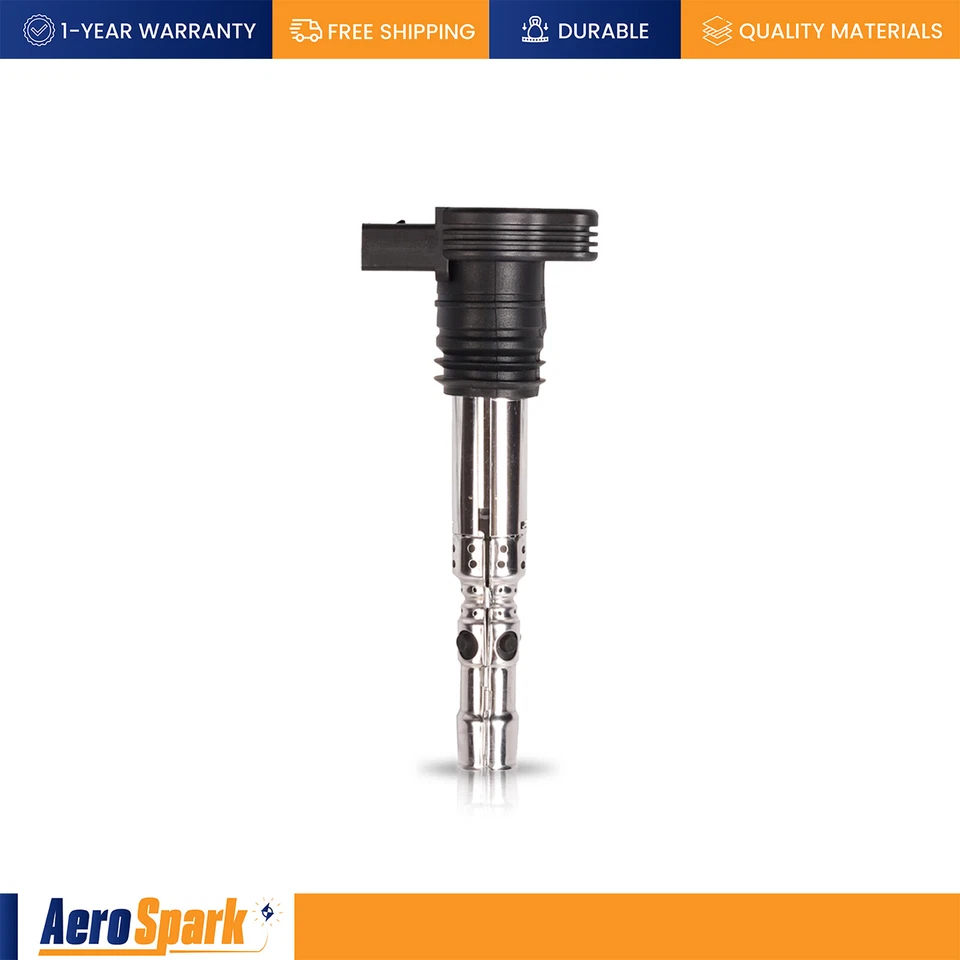 4pcs Ignition Coil & 4pcs Autolite Spark Plug for 2001-2006 Audi TT Quattro 1.8L - Image 2 of 4