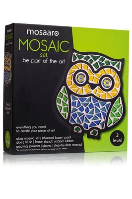 Mosaik-Set Eule MA2004 | PL ES PT NL BE LU RU BY | Deutsch | Kartonverpackung