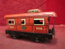 Marx New York Central 556 Tinplate Caboose 4-wheel 0/027 Gauge