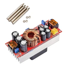 1 PC 1800W DC 10-60V to 12-90V Boost Converter Step Up Power Supply Module