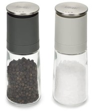 Joseph Joseph Duo No-spill Manual Salt & Pepper Grinder Set New