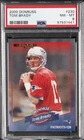 2000 DONRUSS #230 TOM BRADY ROOKIE RC #/1325 PSA 8