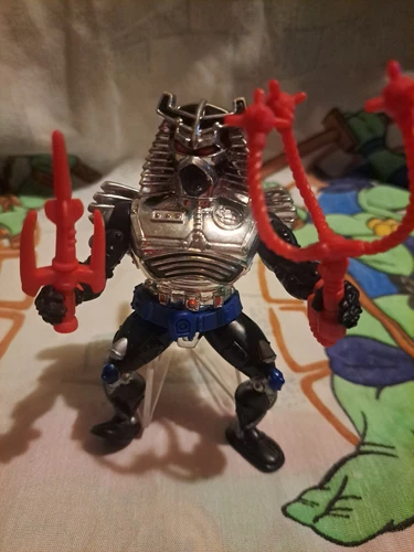 Vintage Ninja Turtles 1991 Chrome Dome Action Figure TMNT
