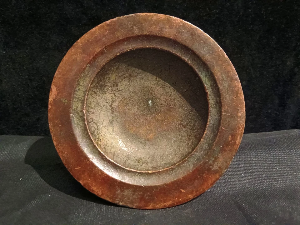 Excelente placa de tacón alto hecha a mano de bronce chino SS047 Foto 2 de 4