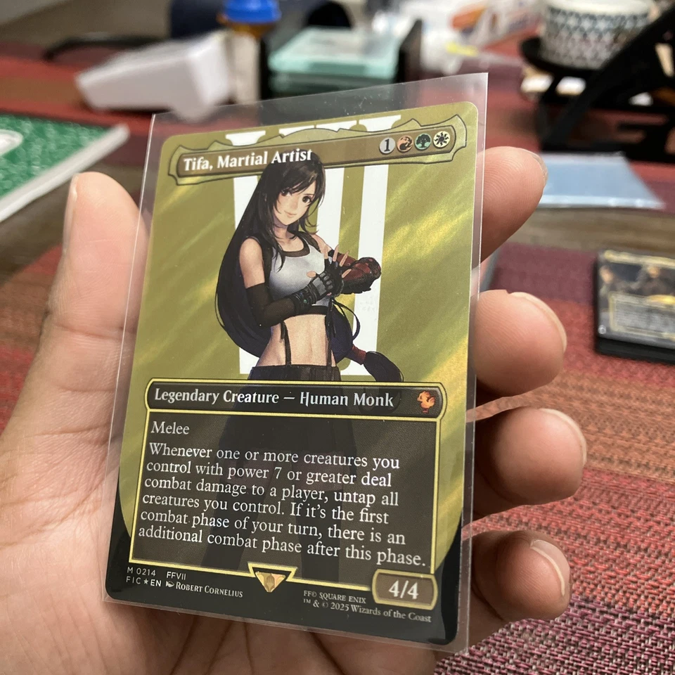 Tifa, Martial Artist (Borderless) (Surge Foil) Commander: Final Fantasy Foil - Image 3 of 4