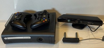 Xbox 360 Fat Pro Console HDMI 120GB HD Kinect WiFi Adapter 2 Controllers 3 Games