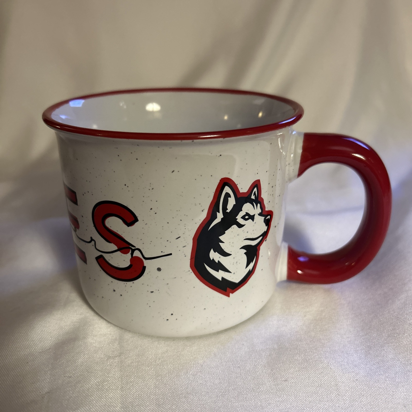 Northeastern University Huskies logo ceramic coffee mug The Memory Company