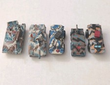 Lot Of 5 Micro Machines Military Vehicle Galoob Terror Troop Camo (Lot L)
