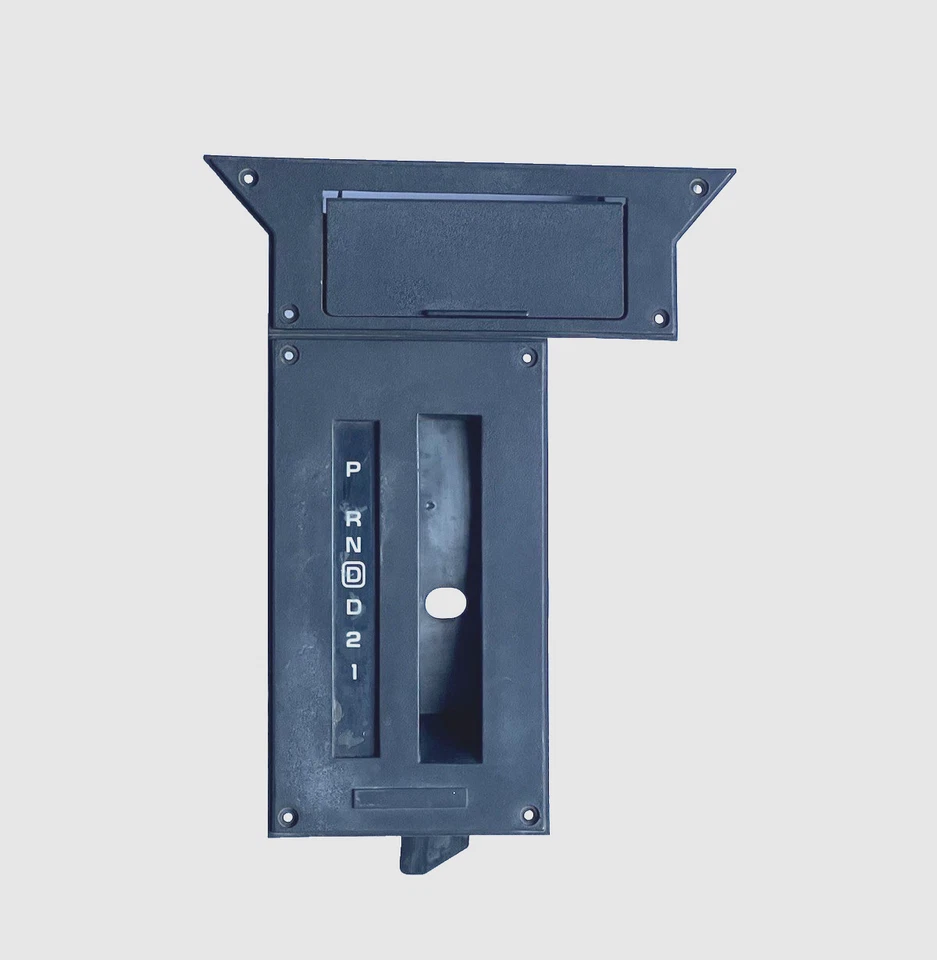 Placa de ajuste indicador de palanca de cambios consola central Chevy Camaro 1982-1992 negra OEM Foto 2 de 4