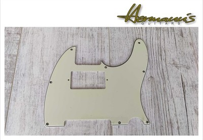 Tele, Telecaster 8 Loch Humbucker Pickguard, Mint Green, USA Lochabstände