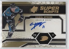 2018-19 SPx Superscripts Daniel Sprong #SS-DS Auto