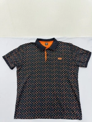 Hugo Boss Poloshirt Schwarz Punkte XL Kurzarm Baumwolle - Bild 1 von 4