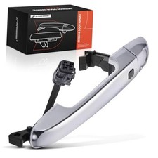 Front Left Driver Side Exterior Door Handle with Keyhole Compatible with Kia