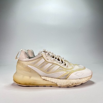 adidas ZX 2K Boost 2.0 Cloud White Lifestyle Sneakers Shoes H02378 Men's Size 7