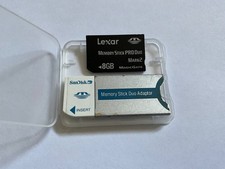 1pcs 8gb lexar Sony compatible Memory Stick Pro duo adapter for Sony Cam