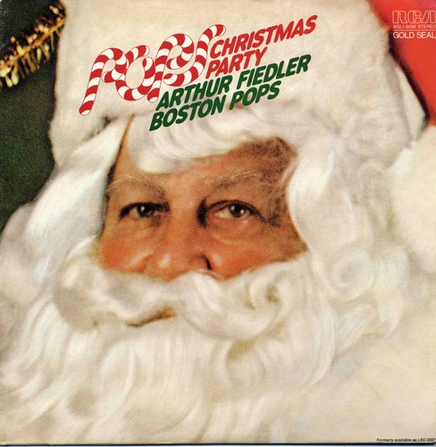 Boston Pops - Pops Christmas Party Vinyl LP RCA Gold Seal AGL1-3436 Stereo - Picture 1 of 2