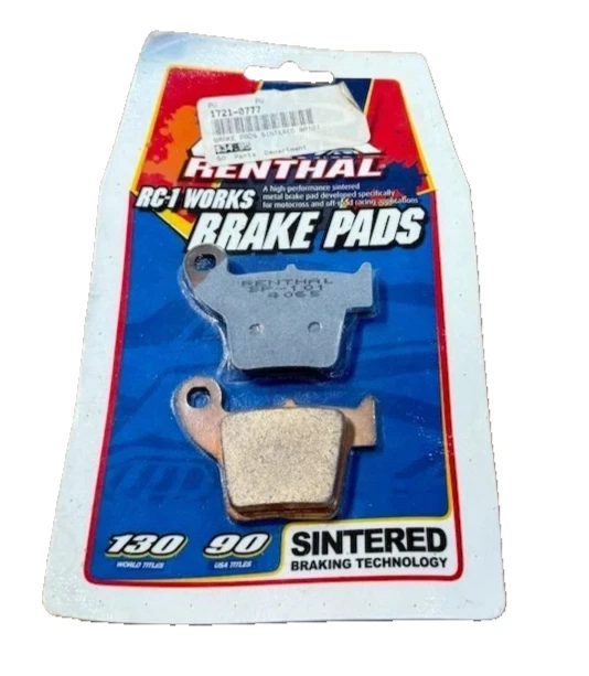 Pastillas de freno RENTHAL Rear Works Performance Honda CR250R CRF230L CRF450RX Foto 3 de 3