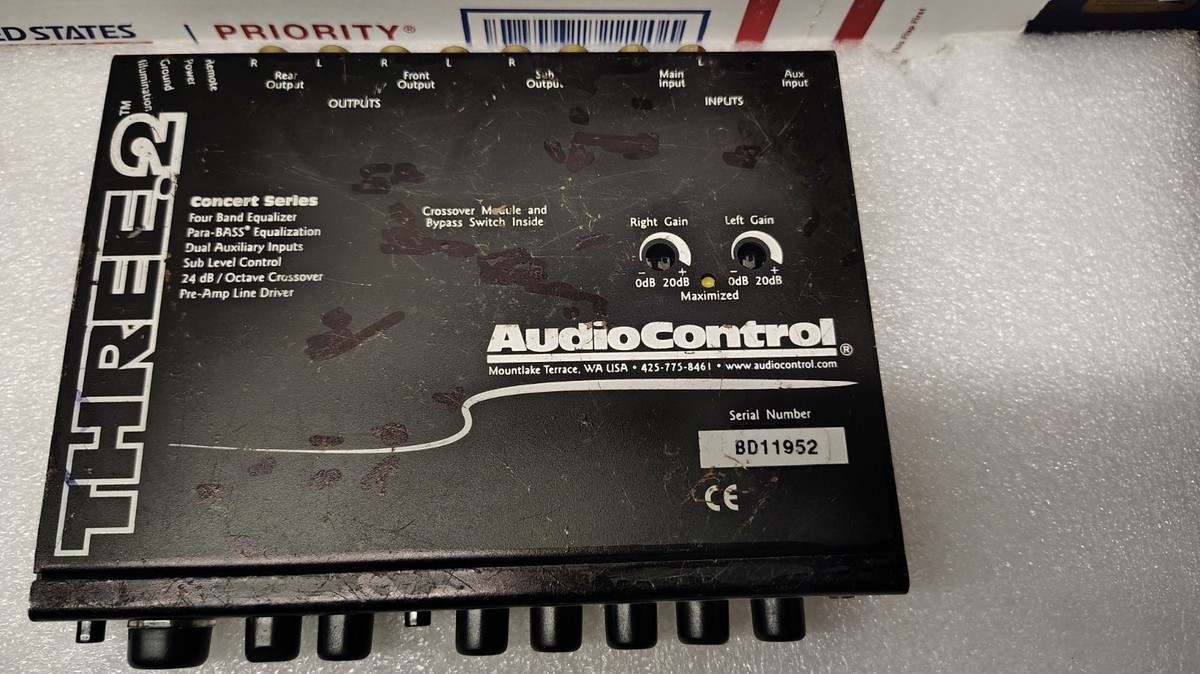 audio control THREE.1 オーディオコントロール Brand new - In-Dash Car Audio Equalizer and Crossover