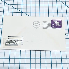 5¢ Eagle Stamp on Cover 1966 Lake Harmony PA Cancel Vintage FDC First Day Cover