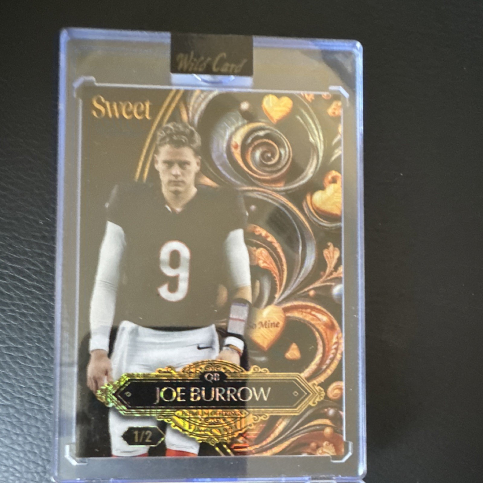 Joe Burrow Leaf Metal Draft Quarterback Collection #QB01 Base