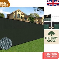 High-Quality 6x50 ft Green HDPE Privacy Screen - Perfect for Gardens and Patios