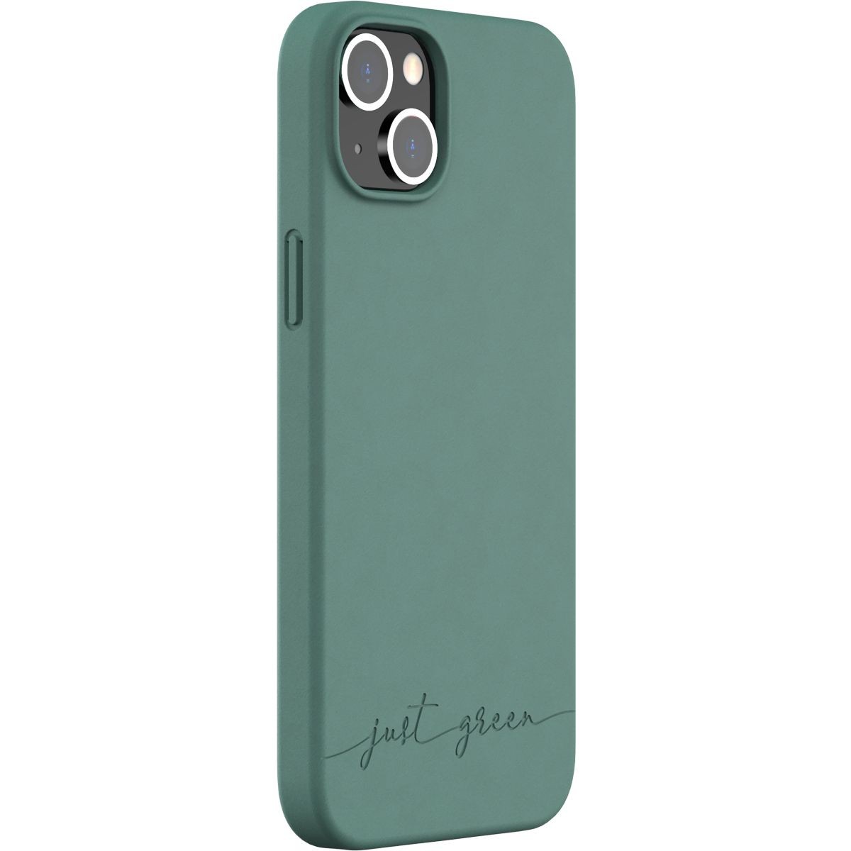 Coque iPhone 14 Plus verte JUST GREEN pour vos sorties nature