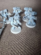 Warhammer 40K Space Wolves, Space Marines Assault Squad Miniatures +bits